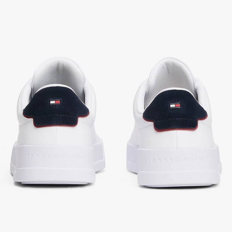 Tommy Hilfiger Essential Court Leather Detail Sneaker image number 3
